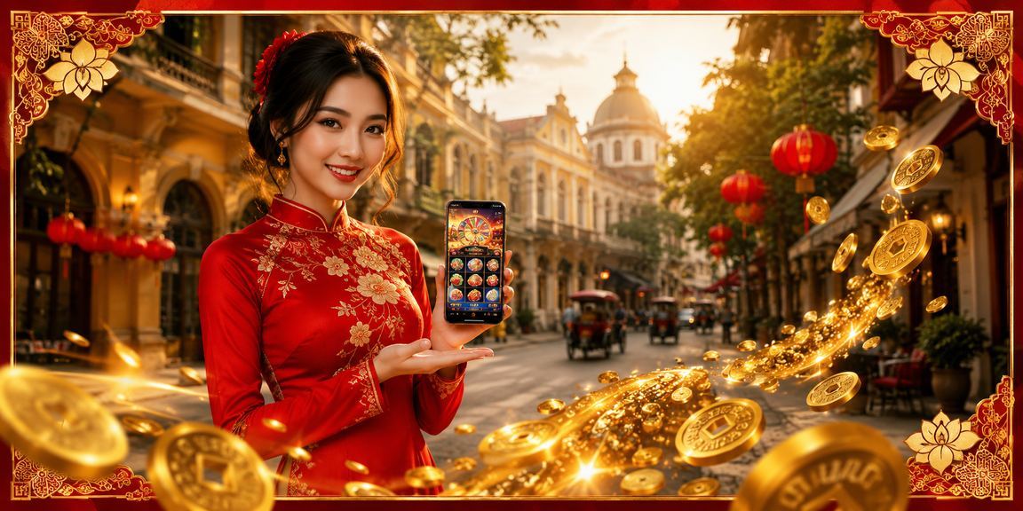 Trải nghiệm chơi slot game với trang phục áo dài truyền thống tại Hà Nội